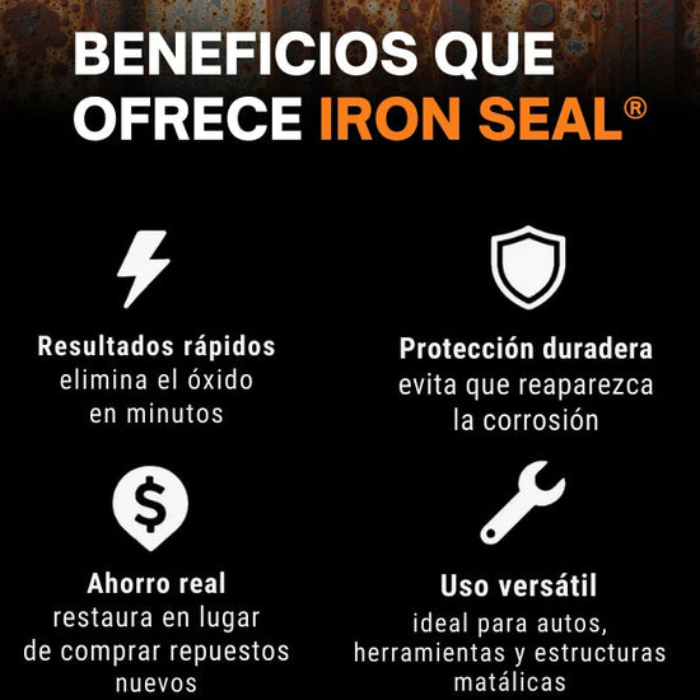 Iron Seal Reparacion - Elimina y previene el óxido