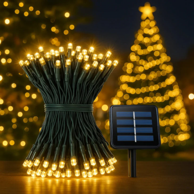 Luces Solares - Para Navidad (10m LED)