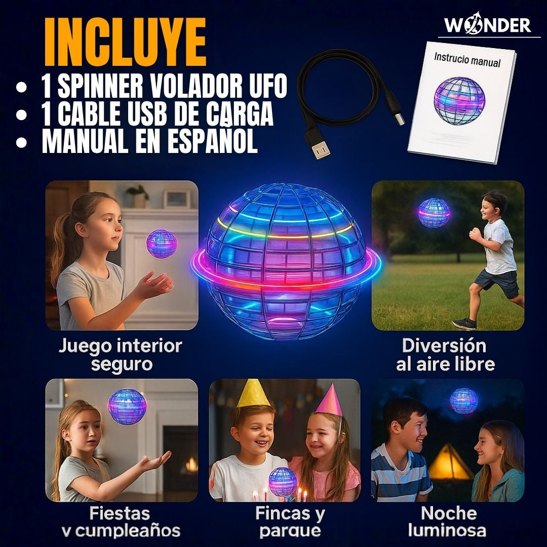 JUGUETE SPINNER BOLA VOLADORA | DJI® + [ENVÍO GRATIS]