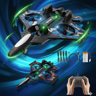 AeroStorm - Avión drone control remoto con acrobacias 360° y envío gratis