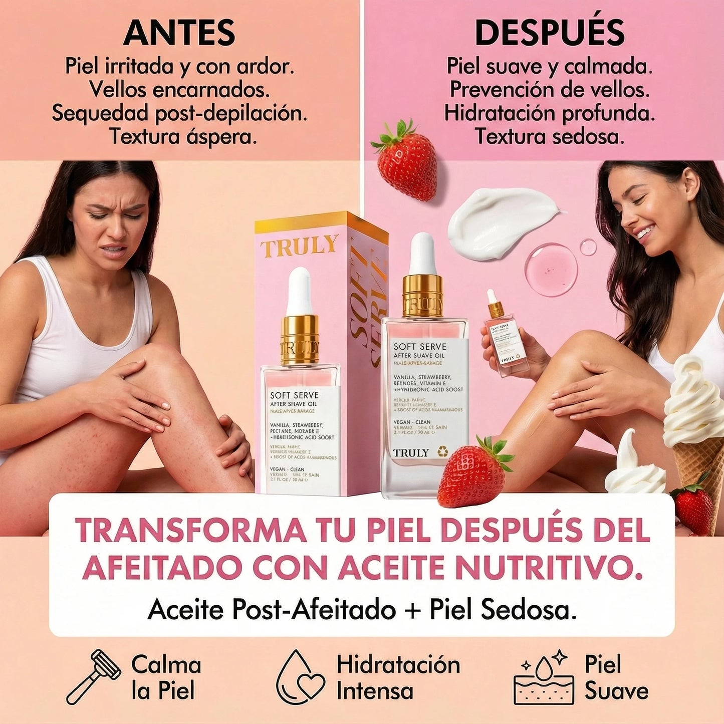 Truly Aceite Intimo Beauty Post Afeitado 🌸