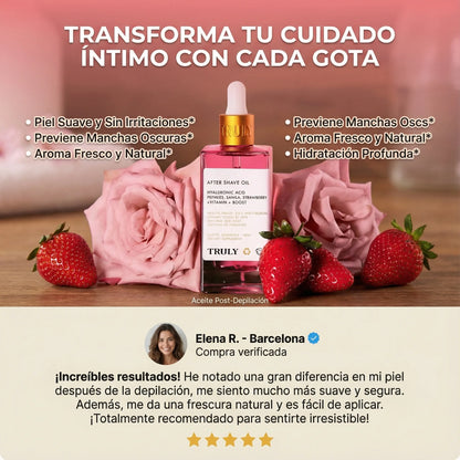 Truly Aceite Intimo Beauty Post Afeitado 🌸